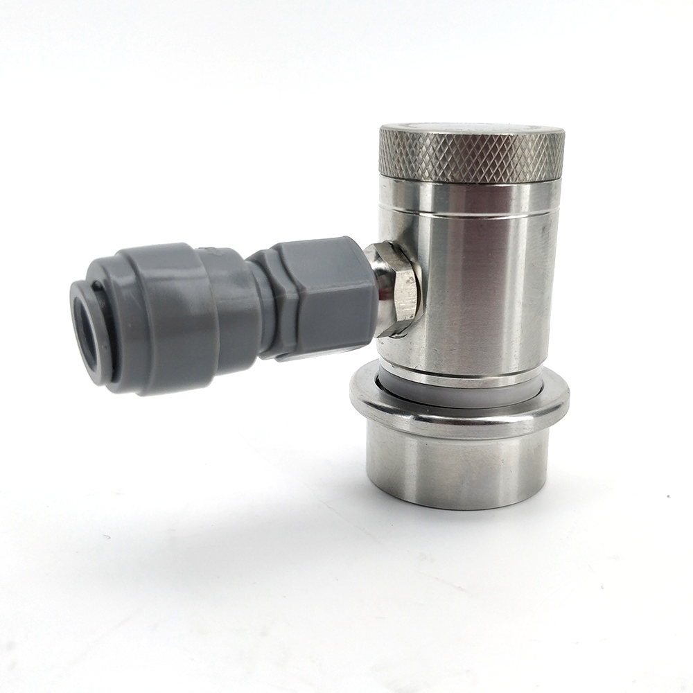 Stainless Ball Lock Disconnect - MFL Threaded (Grey/Gas)