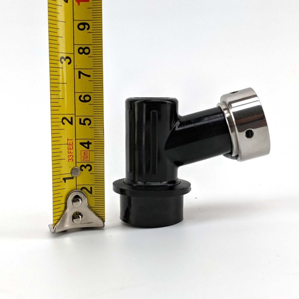 Ball Lock Disconnect (Black/Liquid) - with Integrated Tap Shank and Collar