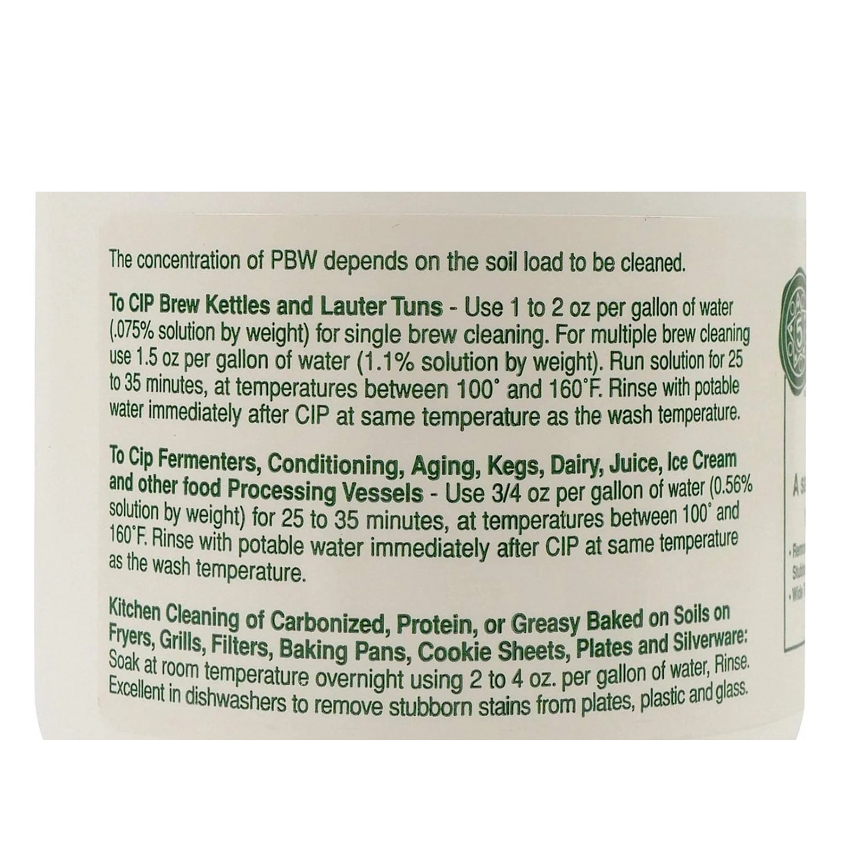 PBW Keg Cleaner 120g