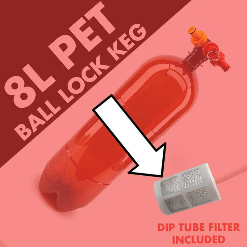 Dip Bit Filter 6.35mm OD Dip Tube Filter for Oxebar PET Kegs - CanKeg