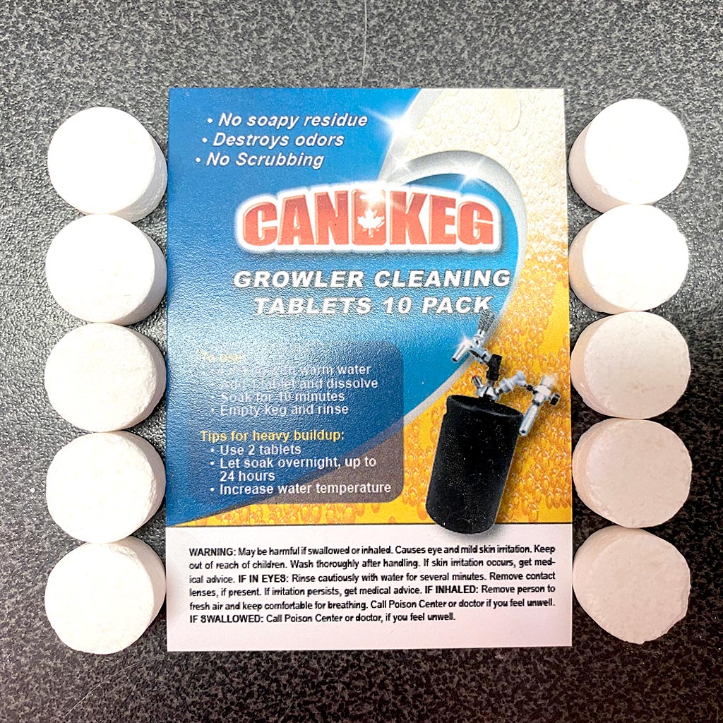 Cleaning Tabs (sample 10 pack) CanKeg