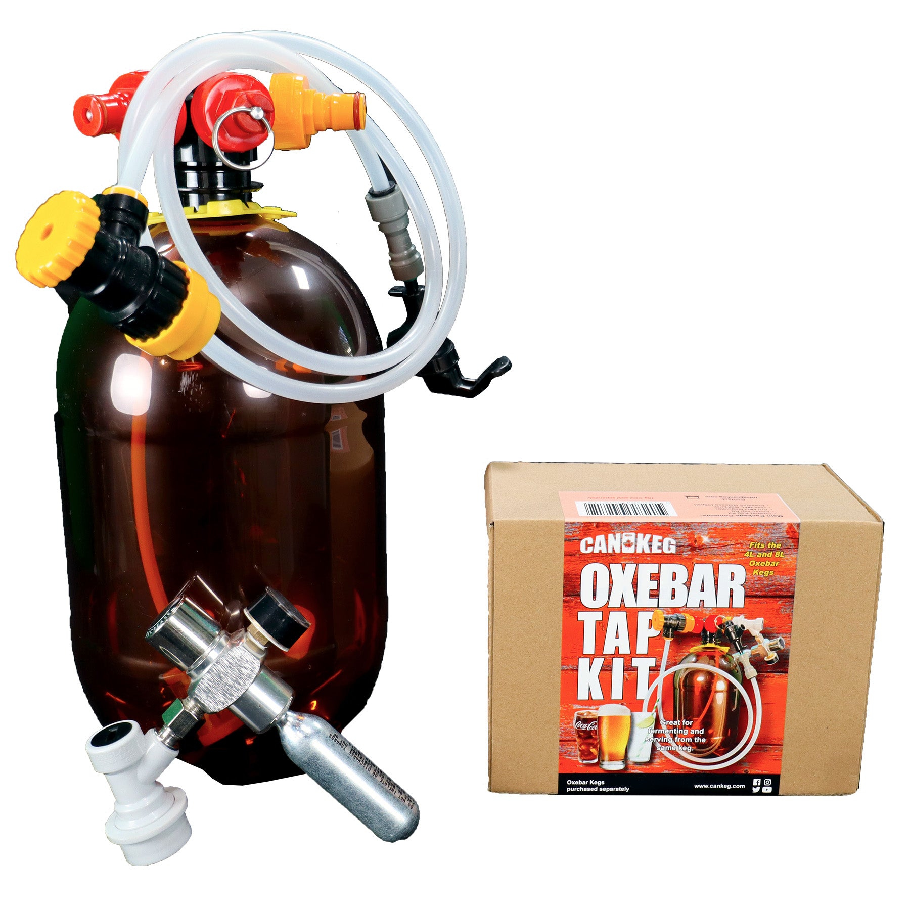 CanKeg | Stainless Steel Mini Kegs (Growlers), CO2, Taps, Canadian