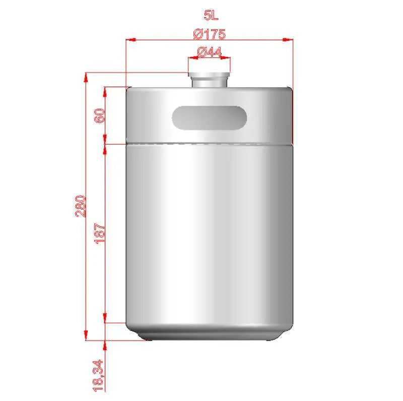 Mini Keg - 5L (Kegland)