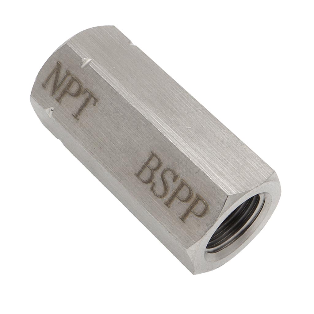 1/8&quot; NPT to 1/8&quot; BSP Coupling