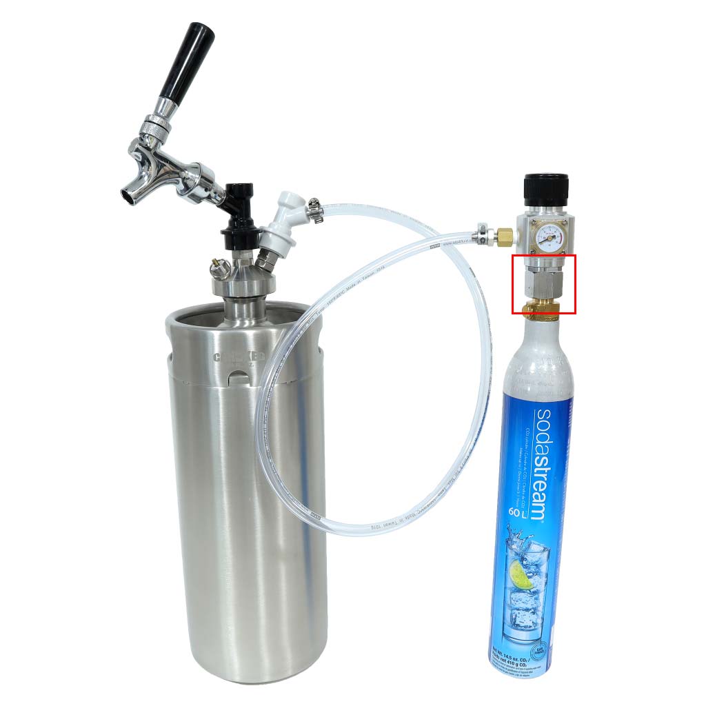 Regulator to Sodastream Cylinder