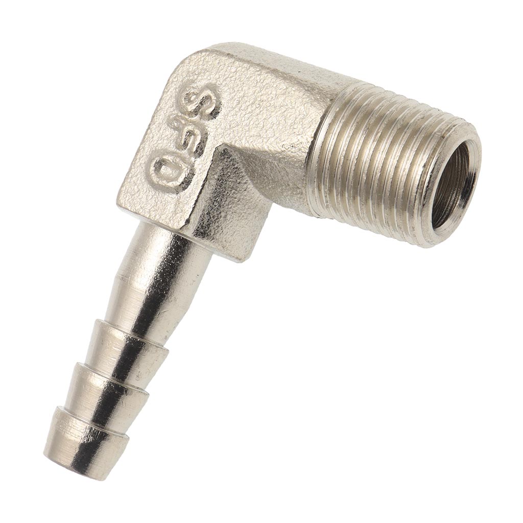 Elbow 1/8 NPT to 1/4" Barb