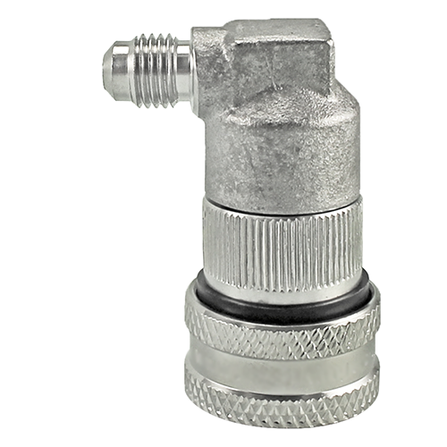 STAINLESS BALL LOCK DISCONNECT MFL (BLACK/LIQUID)