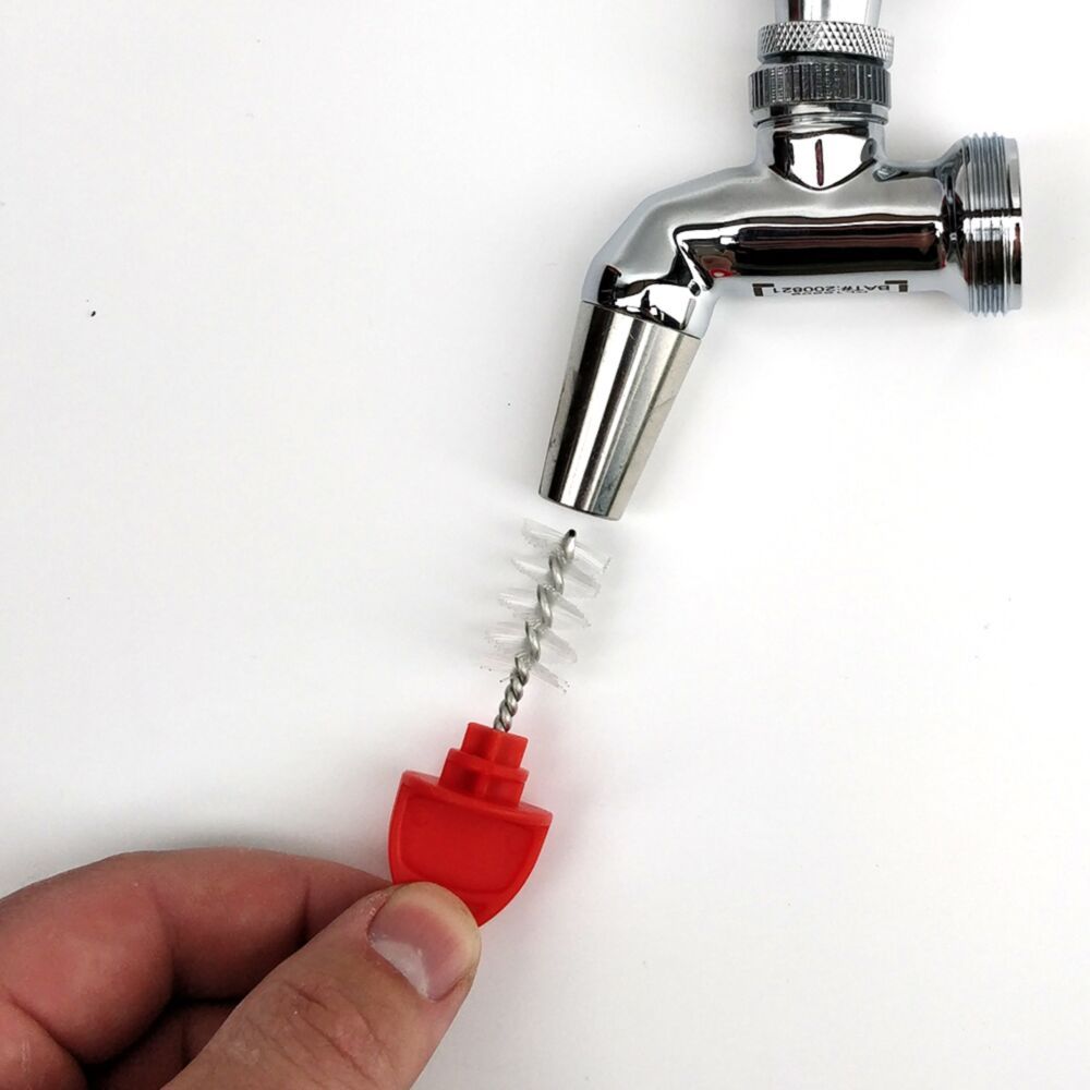 Draft Beer Tap Faucet Cap & Brush