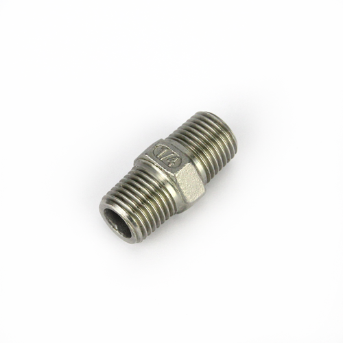 1/4 INCH BSP STAINLESS HEX NIPPLE