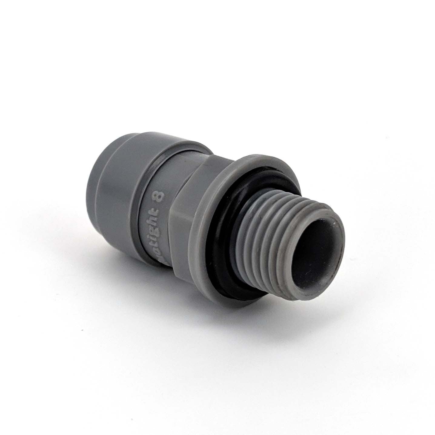 DUOTIGHT - 8MM(5/16) X 1/4 NPT MALE (WITH SEATED O-RING)