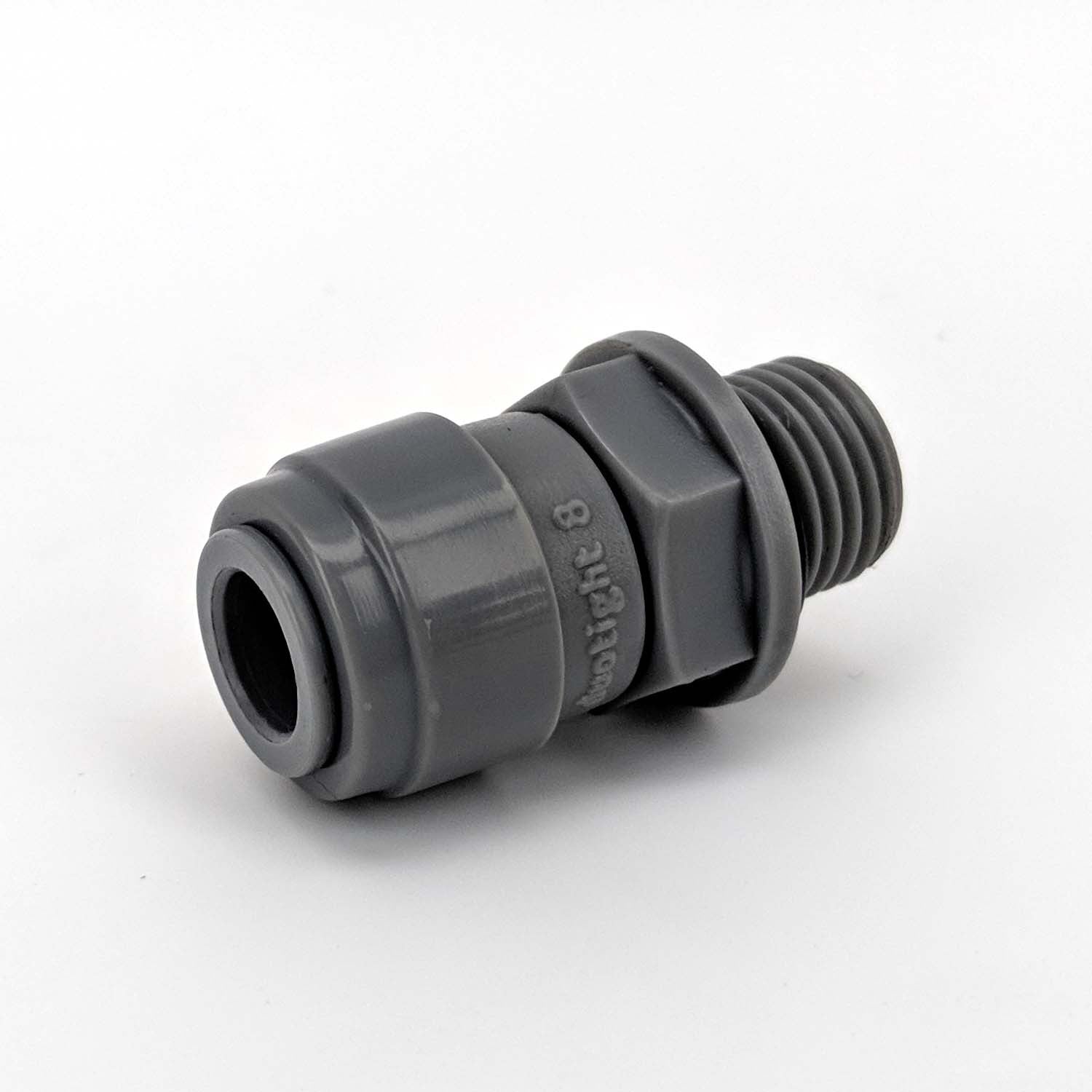 DUOTIGHT - 8MM(5/16) X 1/4 NPT MALE (WITH SEATED O-RING)