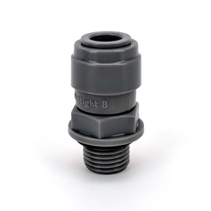 DUOTIGHT - 8MM(5/16) X 1/4 NPT MALE (WITH SEATED O-RING)