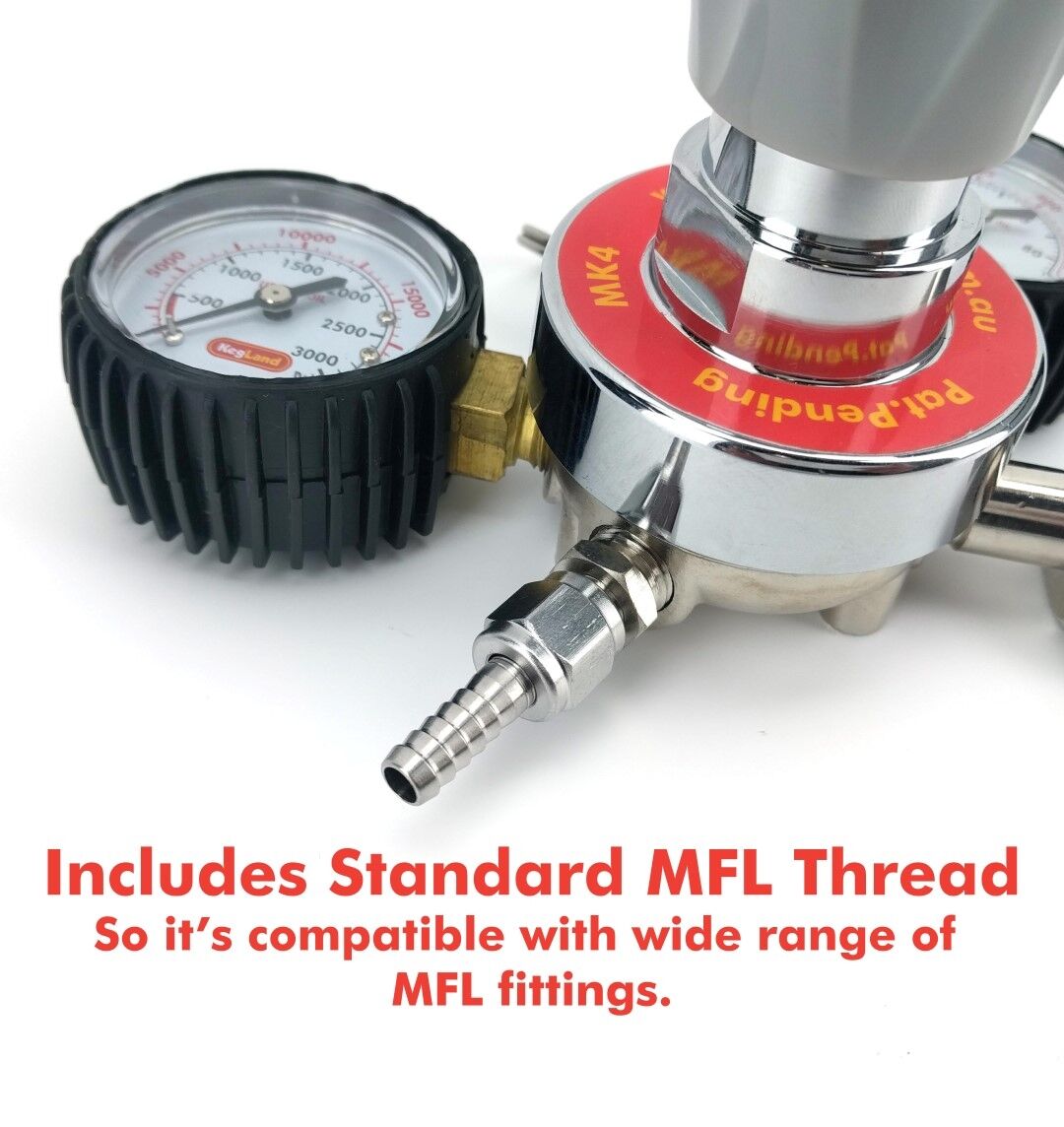 MK4 Dual Gauge Gas Regulator (CGA-320)