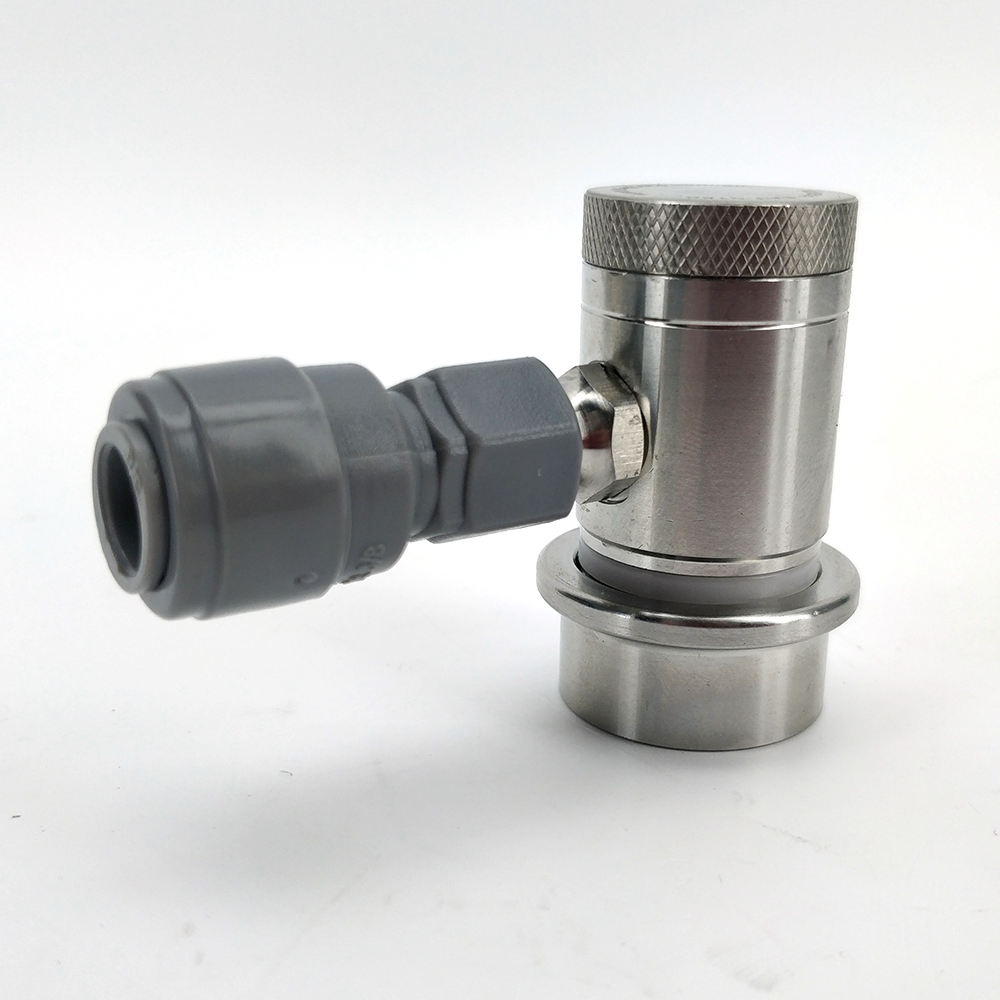 Stainless Ball Lock Disconnect - MFL Threaded (Grey/Gas)