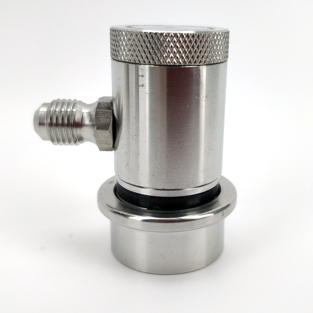 Stainless Ball Lock Disconnect - MFL Threaded (Black/Liquid)