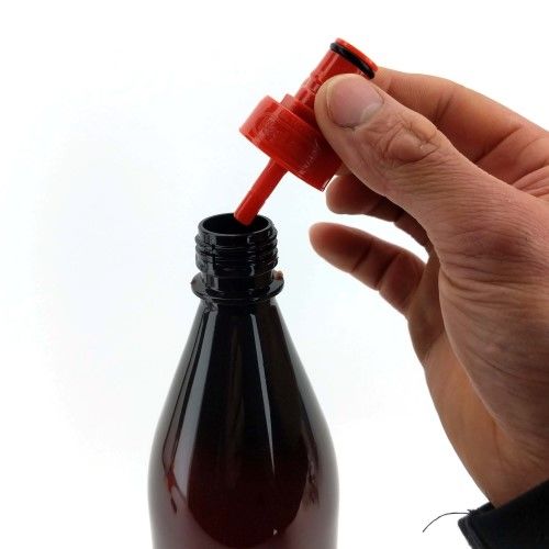 Plastic Carbonation Cap (Red)