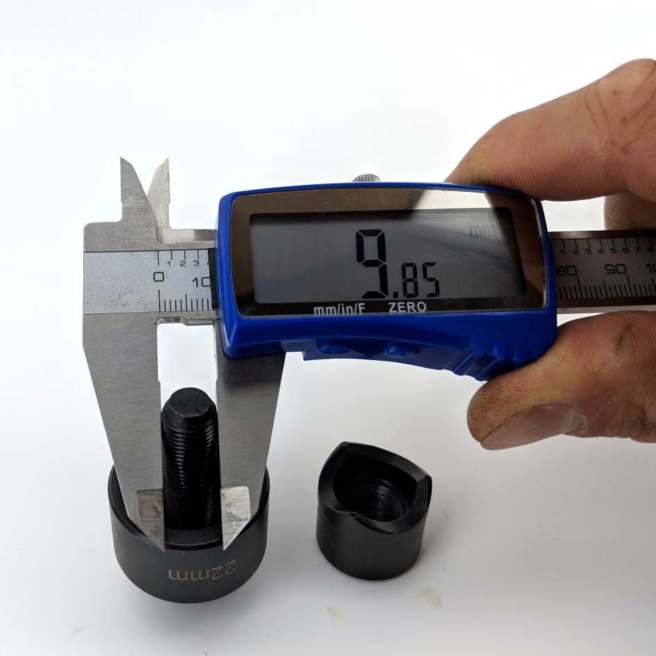 22mm Hole Punch, Knockout Die and Punch Set, Slugbuster