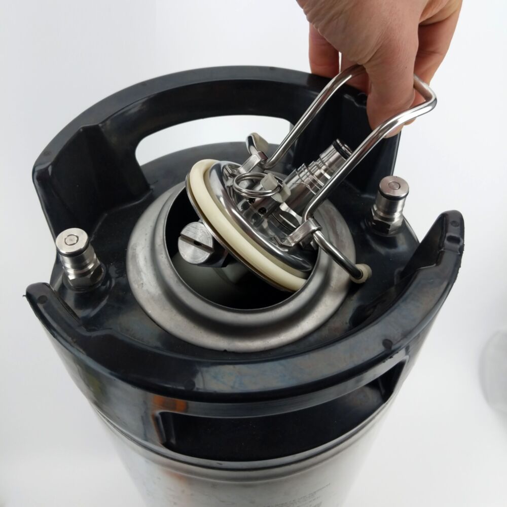 Soda Carbonation Keg Reactor Lid