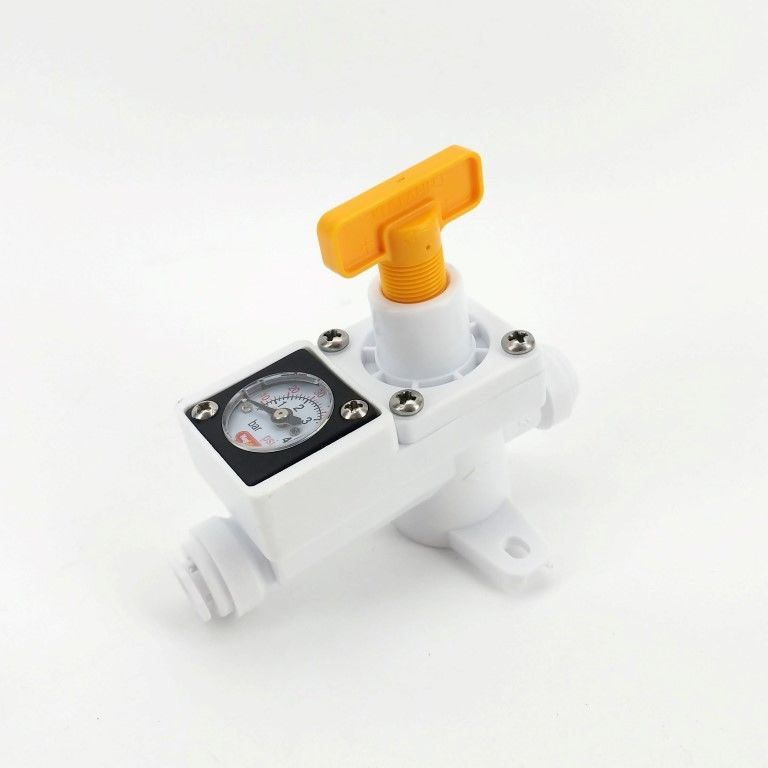 Duotight Inline Regulator - With integrated gauge for water or gas - 8mm (5/16" Push In)