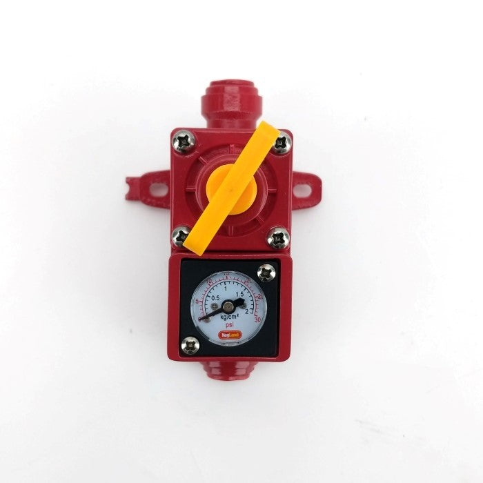 DUOTIGHT - BLOWTIE 2 SPUNDING VALVE / PRESSURE RELIEF WITH INTEGRATED GAUGE 0-15PSI