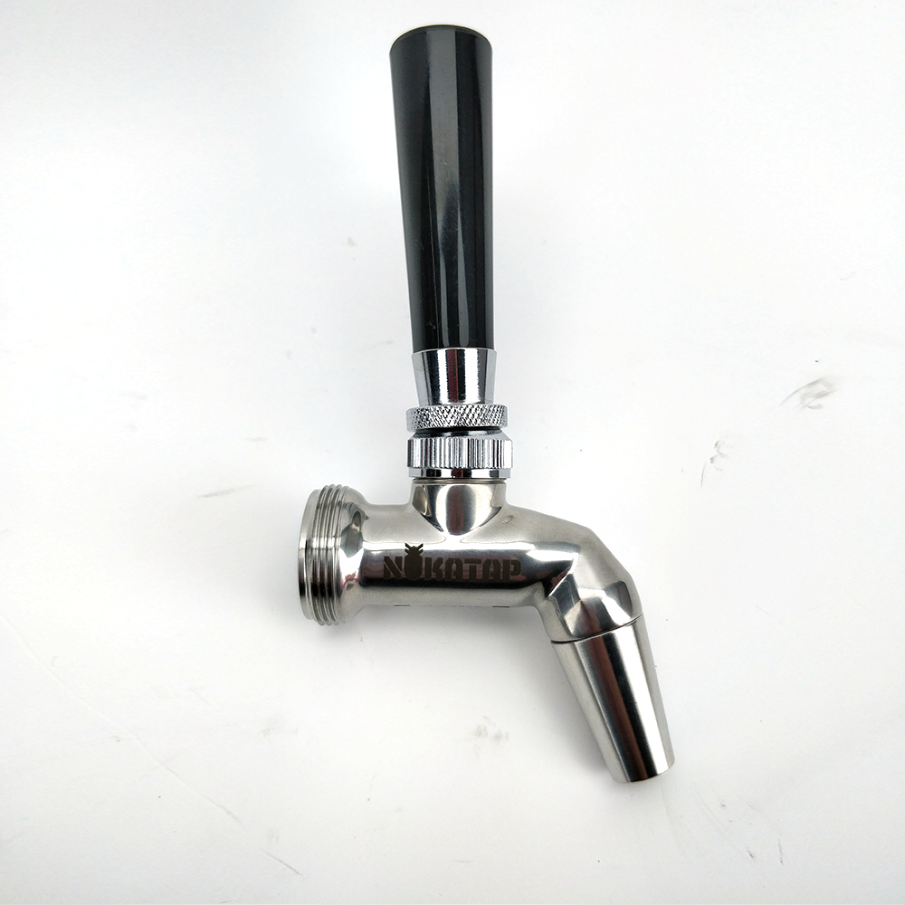 Black Plastic Tap Handle - Long Slender Type