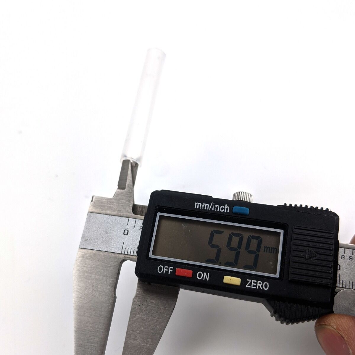 Rigid Plastic Joiner 8mm (5/16)OD x 6mm ID x 50mm Long