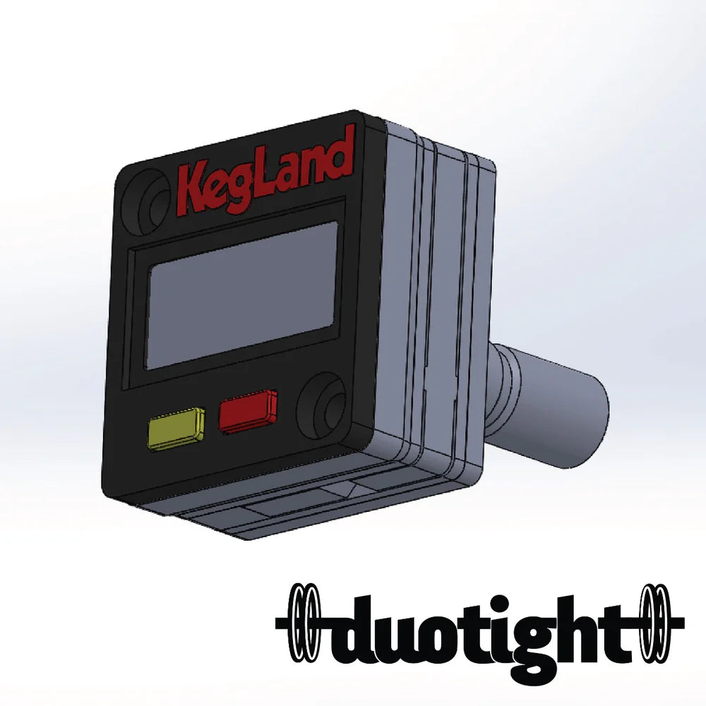 Digital Illuminated Mini Gauge 0-90psi (0-6.2bar) - duotight 8mm 5/16 Stem