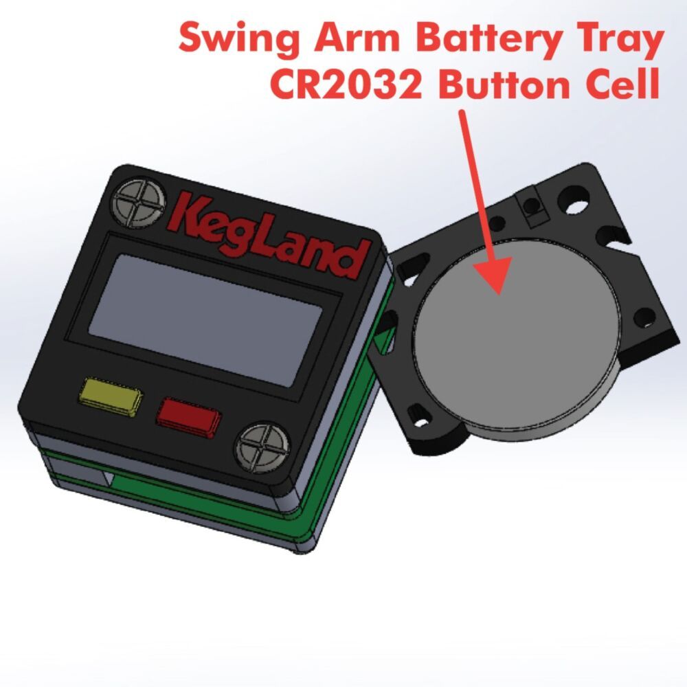 Digital Illuminated Mini Gauge 0-90psi (0-6.2bar) for Integrated Blowtie and In-line regulators