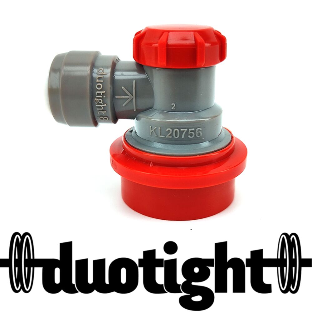 Ball Lock Disconnect (Grey/Gas) - duotight 8mm (5/16")