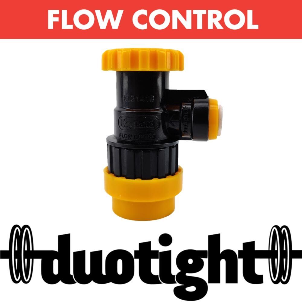 Flow Control Ball Lock (Liquid Duotight 8mm)