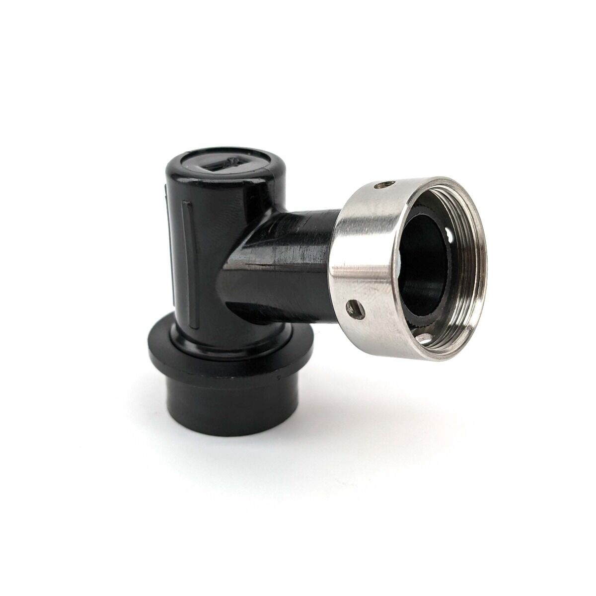 Ball Lock Disconnect (Black/Liquid) - with Integrated Tap Shank and Collar