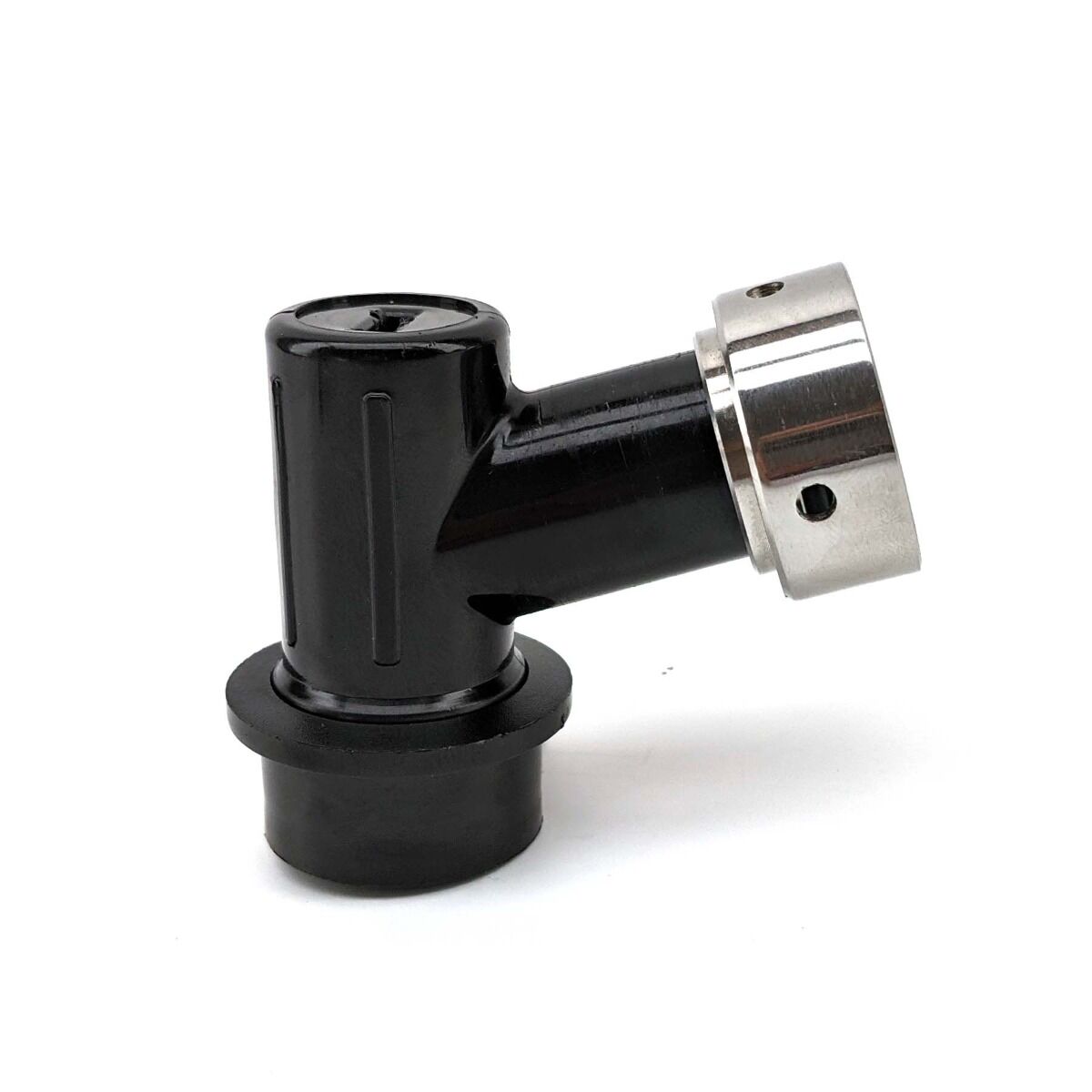 Ball Lock Disconnect (Black/Liquid) - with Integrated Tap Shank and Collar