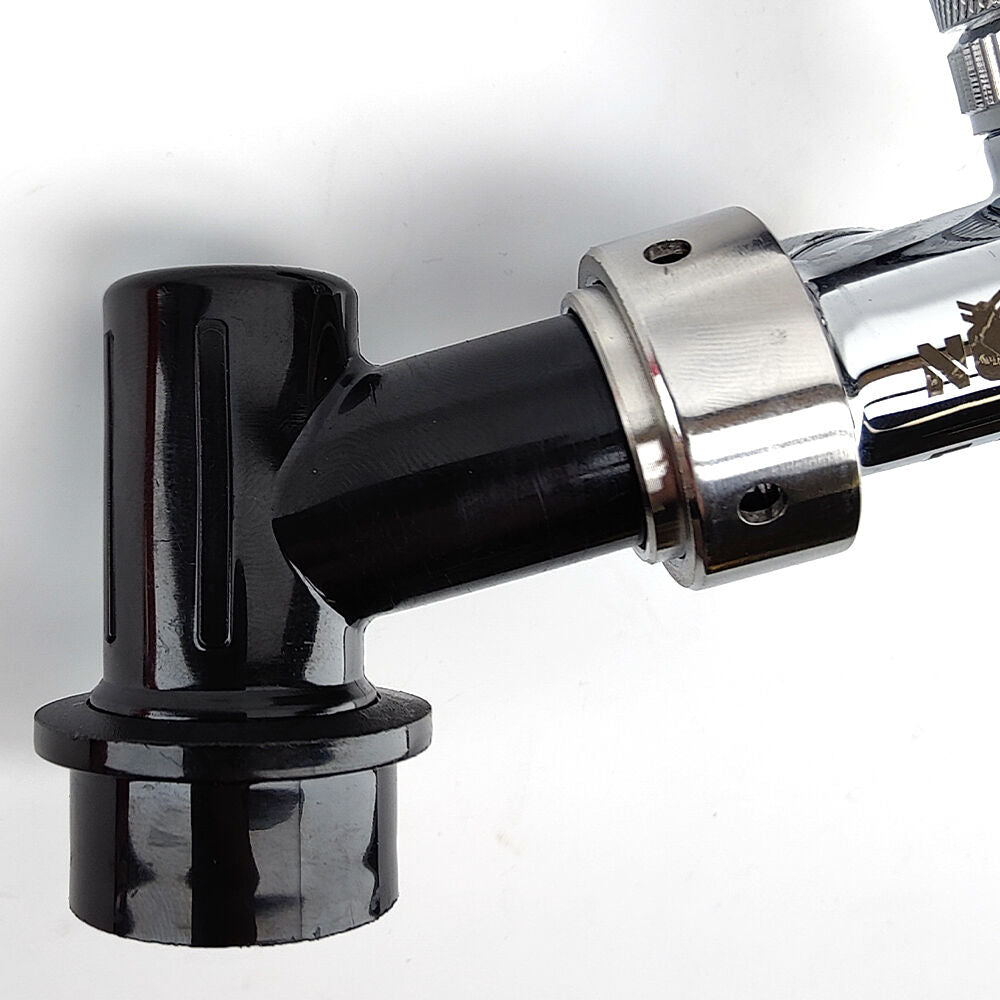 Ball Lock Disconnect (Black/Liquid) - with Integrated Tap Shank and Collar