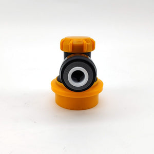 duotight 6.35mm (1/4) x Ball Lock Disconnect - (Black + Yellow Liquid)