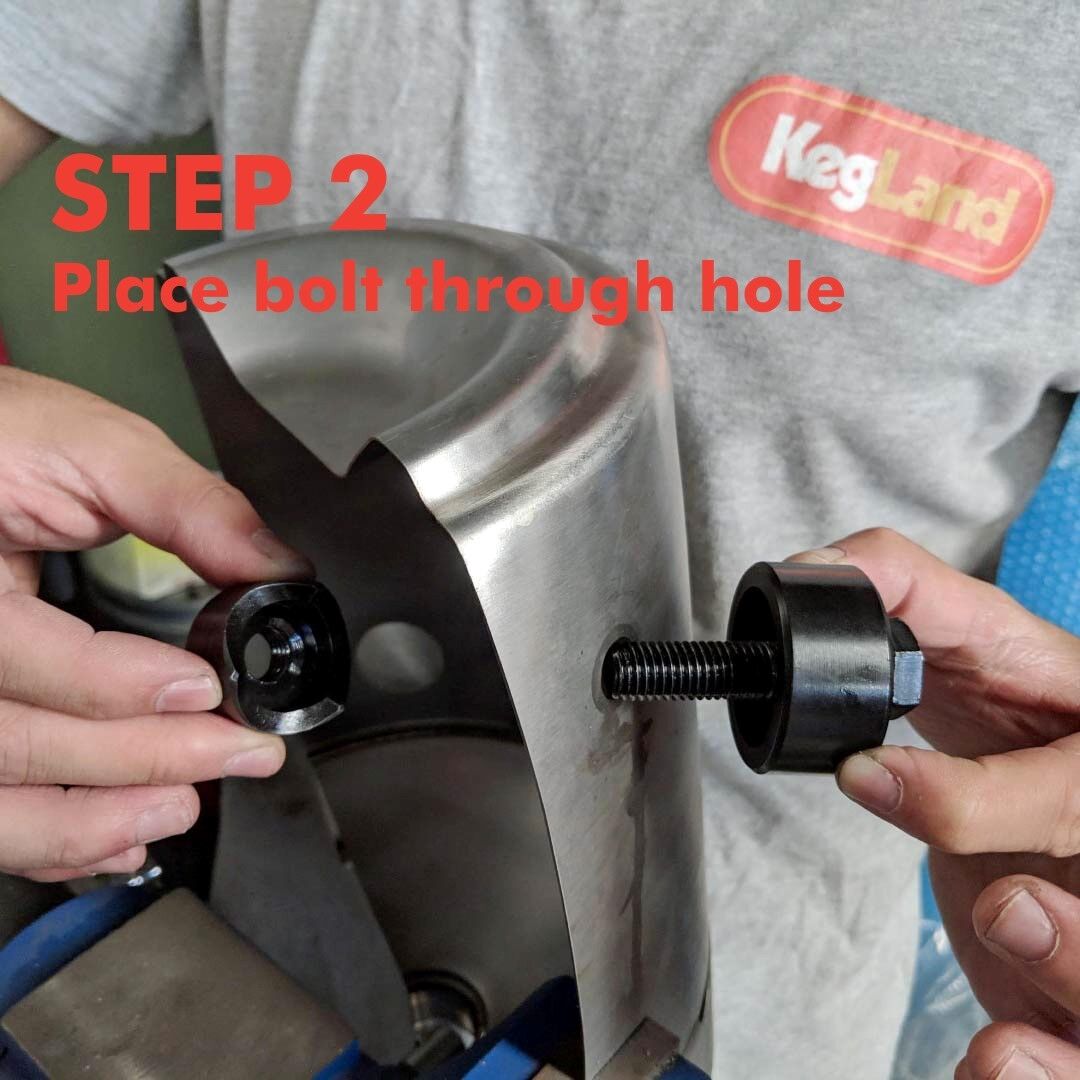 22mm Hole Punch, Knockout Die and Punch Set, Slugbuster