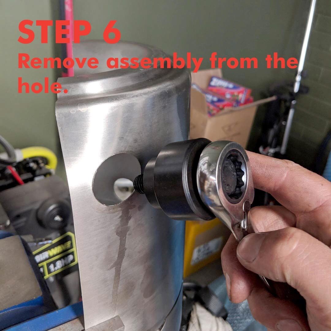 22mm Hole Punch, Knockout Die and Punch Set, Slugbuster